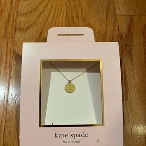 Kate Spade Gold Initial E Necklace